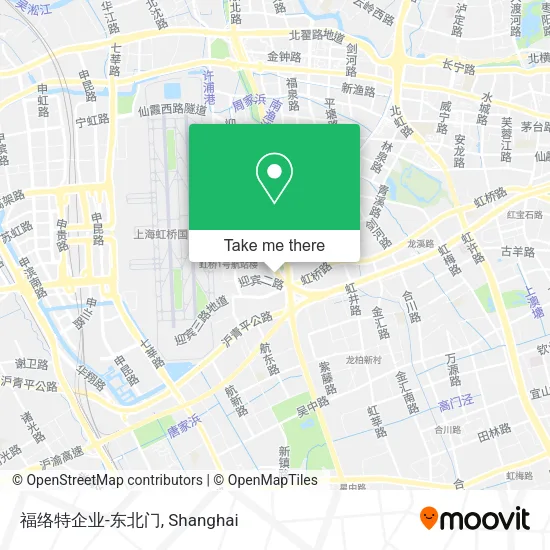 福络特企业-东北门 map