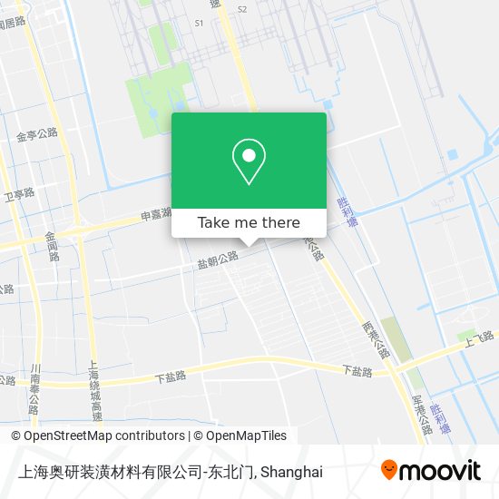 上海奥研装潢材料有限公司-东北门 map