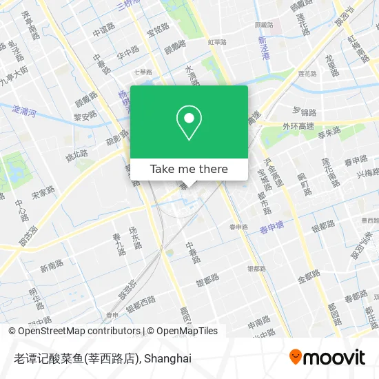 老谭记酸菜鱼(莘西路店) map