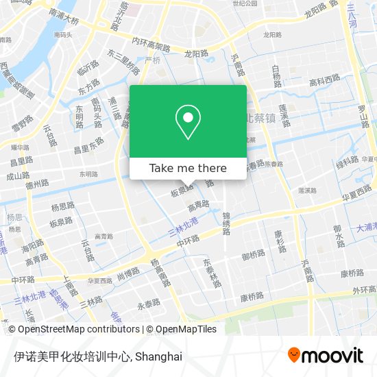 伊诺美甲化妆培训中心 map