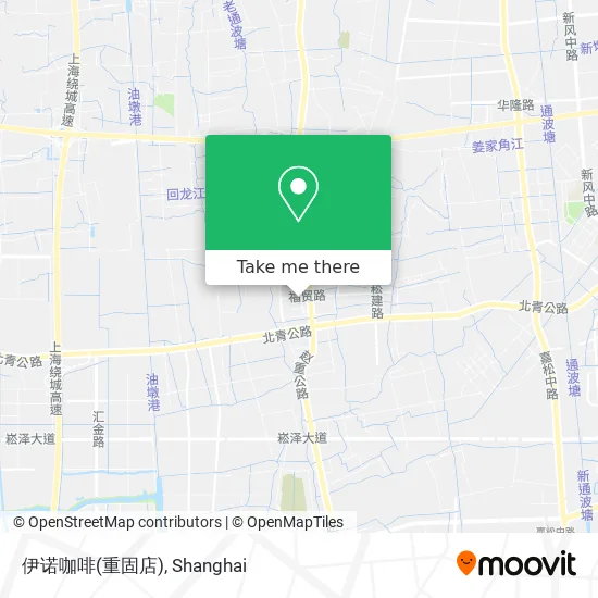 伊诺咖啡(重固店) map