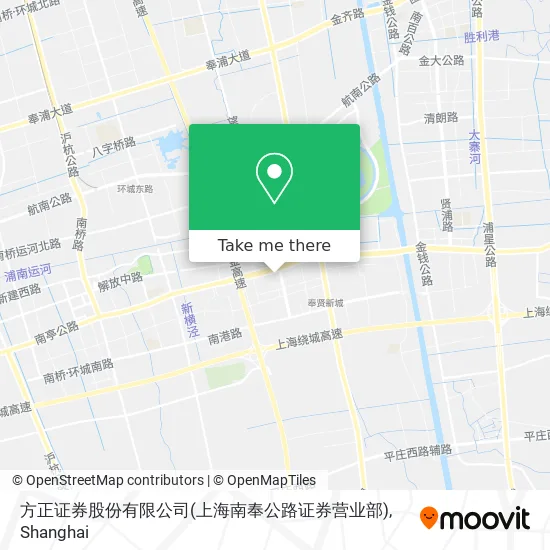 方正证券股份有限公司(上海南奉公路证券营业部) map