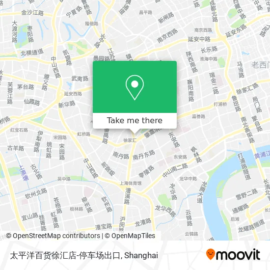 太平洋百货徐汇店-停车场出口 map
