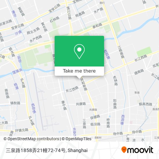 三泉路1858弄21幢72-74号 map