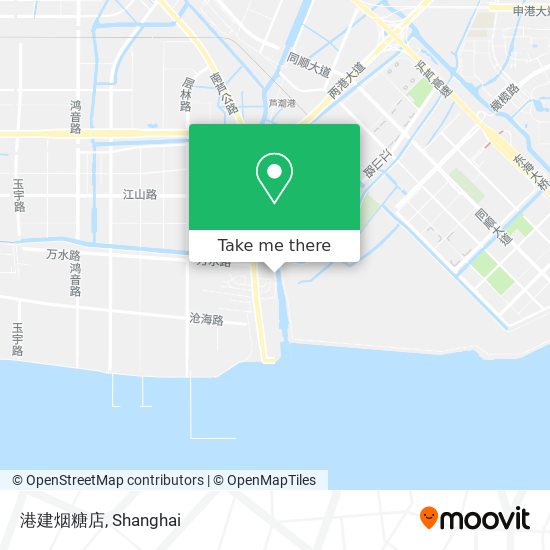 港建烟糖店 map