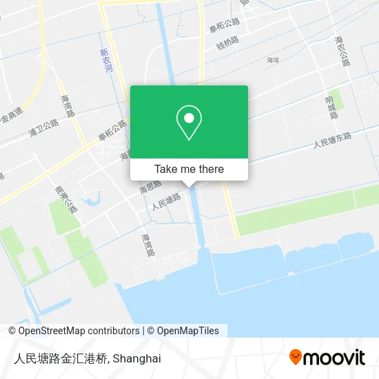 人民塘路金汇港桥 map