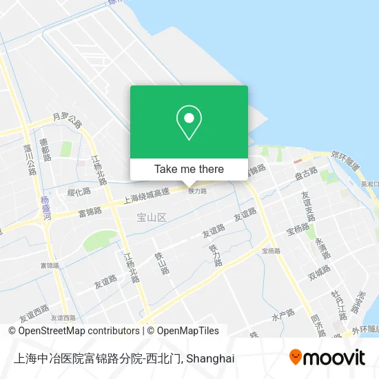 上海中冶医院富锦路分院-西北门 map