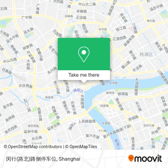 闵行(路北)路侧停车位 map