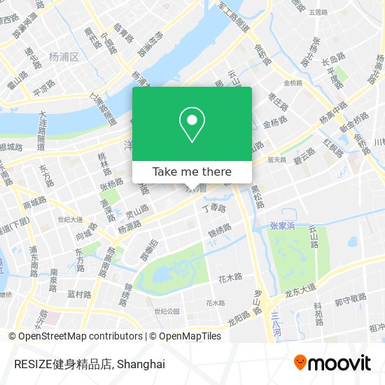RESIZE健身精品店 map