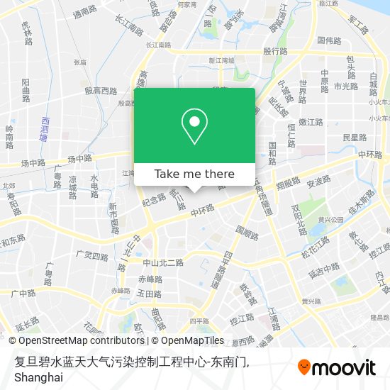 复旦碧水蓝天大气污染控制工程中心-东南门 map