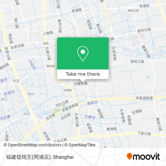福建馄饨王(周浦店) map