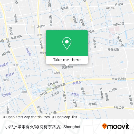 小郡肝串串香火锅(沈梅东路店) map