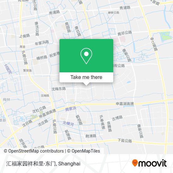 汇福家园祥和里-东门 map