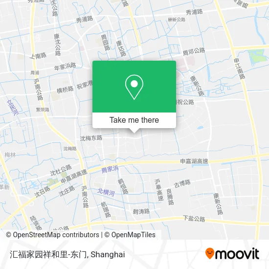 汇福家园祥和里-东门 map