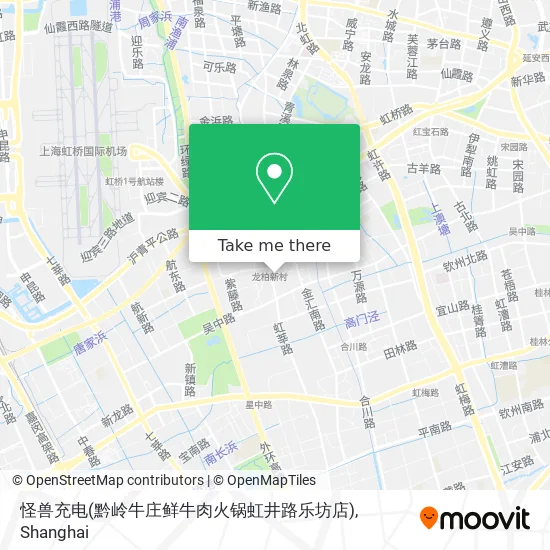 怪兽充电(黔岭牛庄鲜牛肉火锅虹井路乐坊店) map
