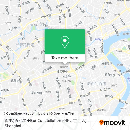 街电(酒池星座Bar Constellation兴业太古汇店) map