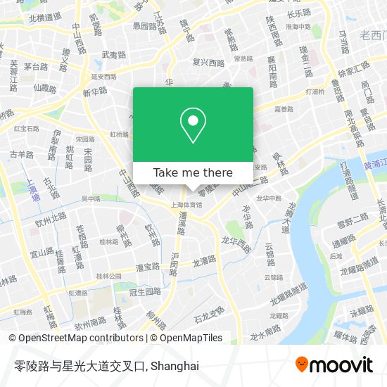 零陵路与星光大道交叉口 map