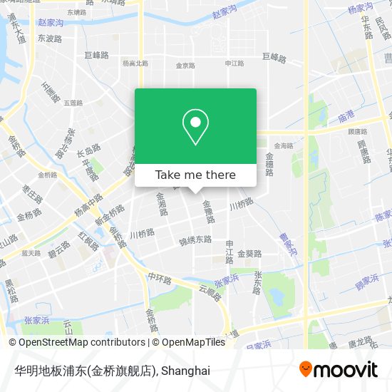 华明地板浦东(金桥旗舰店) map