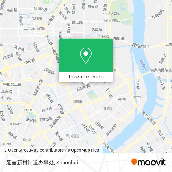 延吉新村街道办事处 map