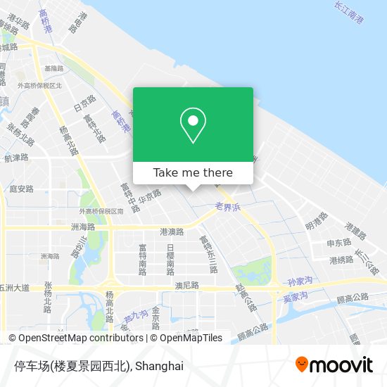 停车场(楼夏景园西北) map