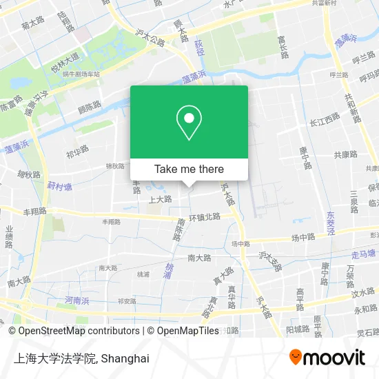上海大学法学院 map