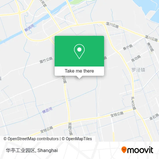 华亭工业园区 map