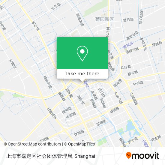 上海市嘉定区社会团体管理局 map