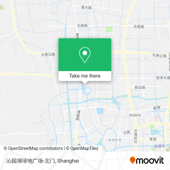 沁园湖绿地广场-北门 map