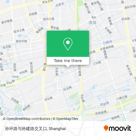 孙环路与孙建路交叉口 map