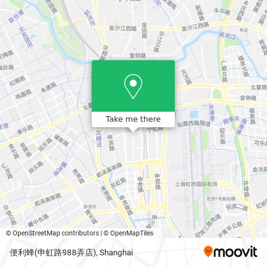 便利蜂(申虹路988弄店) map