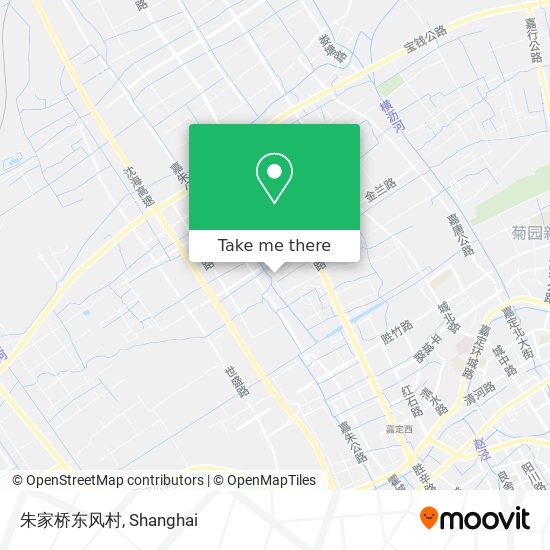 朱家桥东风村 map