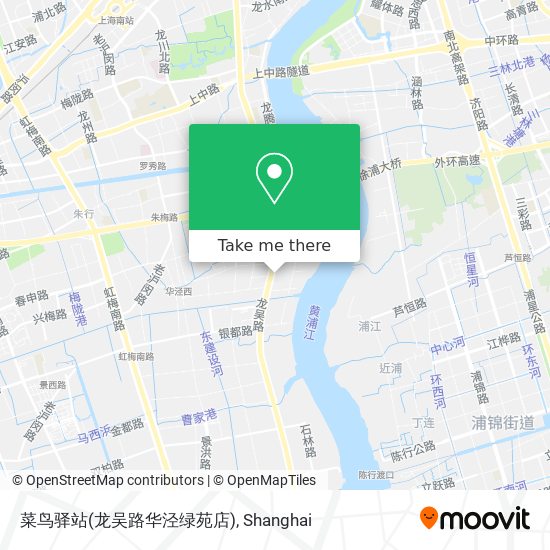菜鸟驿站(龙吴路华泾绿苑店) map