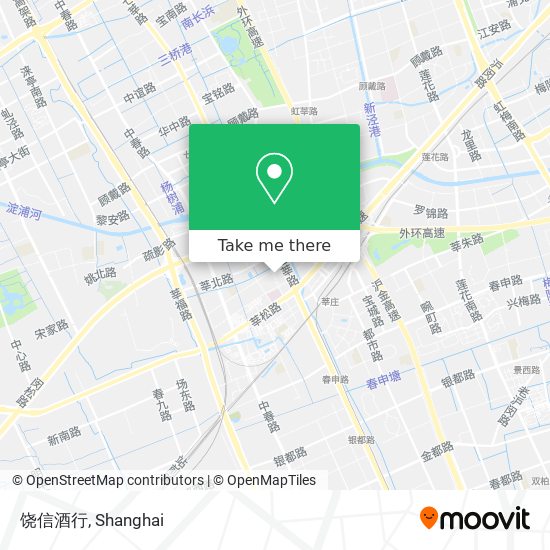 饶信酒行 map