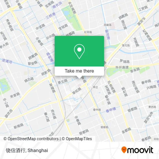 饶信酒行 map