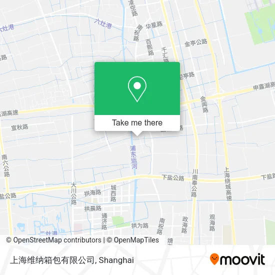 上海维纳箱包有限公司 map