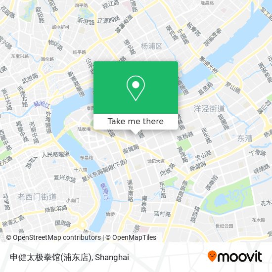 申健太极拳馆(浦东店) map