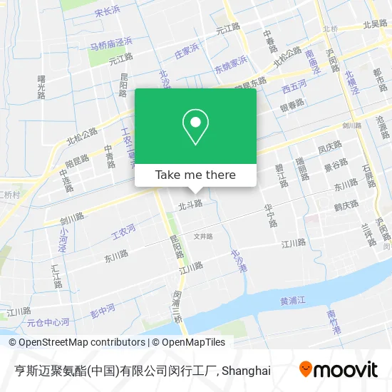 亨斯迈聚氨酯(中国)有限公司闵行工厂 map