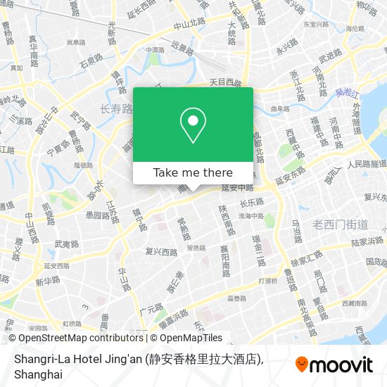 Shangri-La Hotel Jing'an (静安香格里拉大酒店) map