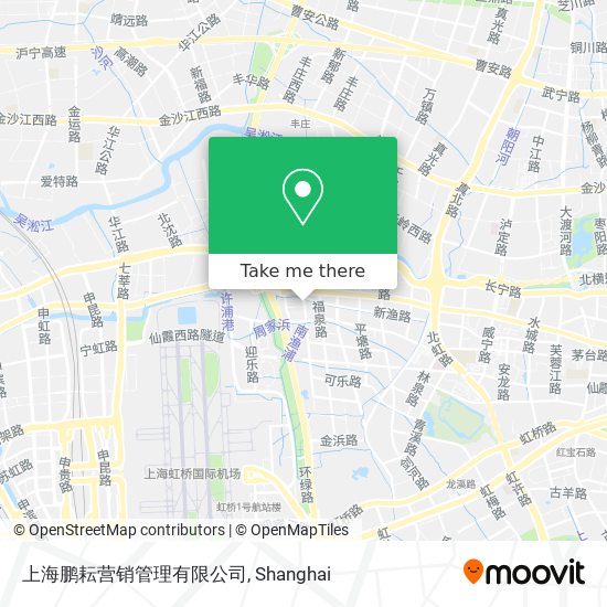 上海鹏耘营销管理有限公司 map