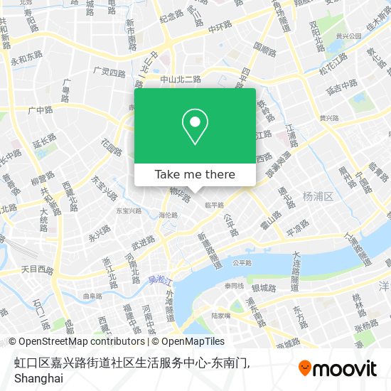 虹口区嘉兴路街道社区生活服务中心-东南门 map