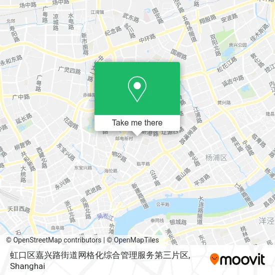 虹口区嘉兴路街道网格化综合管理服务第三片区 map