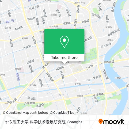 华东理工大学-科学技术发展研究院 map
