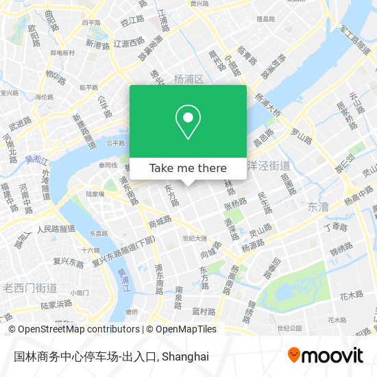 国林商务中心停车场-出入口 map