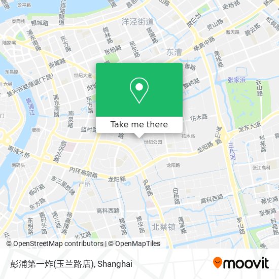 彭浦第一炸(玉兰路店) map