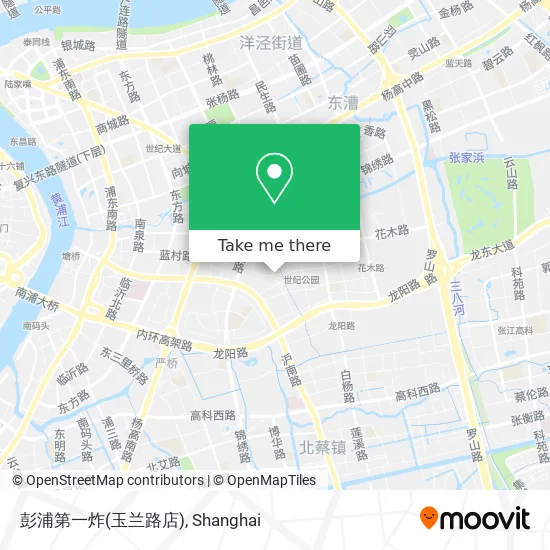 彭浦第一炸(玉兰路店) map