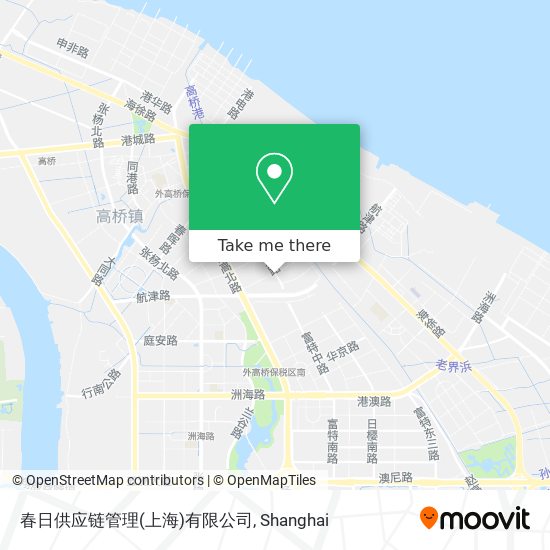 春日供应链管理(上海)有限公司 map