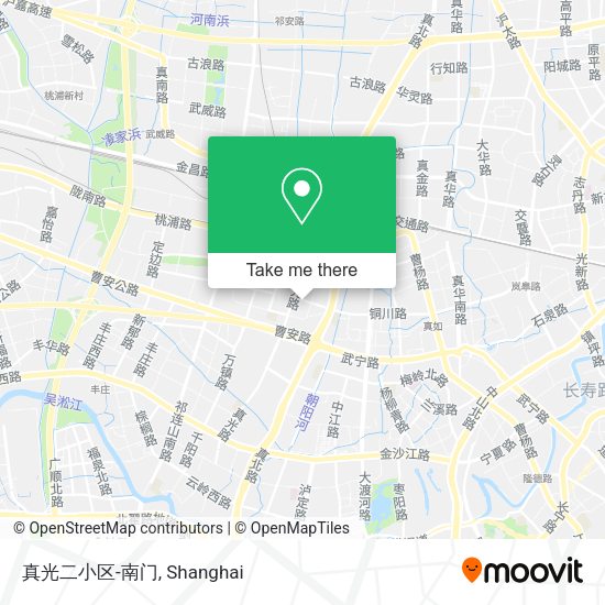 真光二小区-南门 map