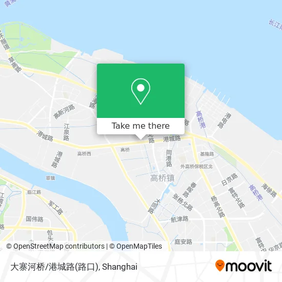 大寨河桥/港城路(路口) map