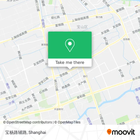 宝杨路辅路 map