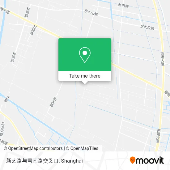 新艺路与雪南路交叉口 map